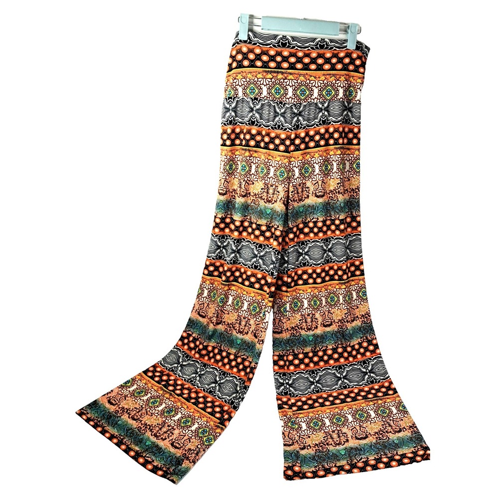 Superline Bohemian Wide‎ Leg Palazzo Pants Women's No Sz Tag Lightweight